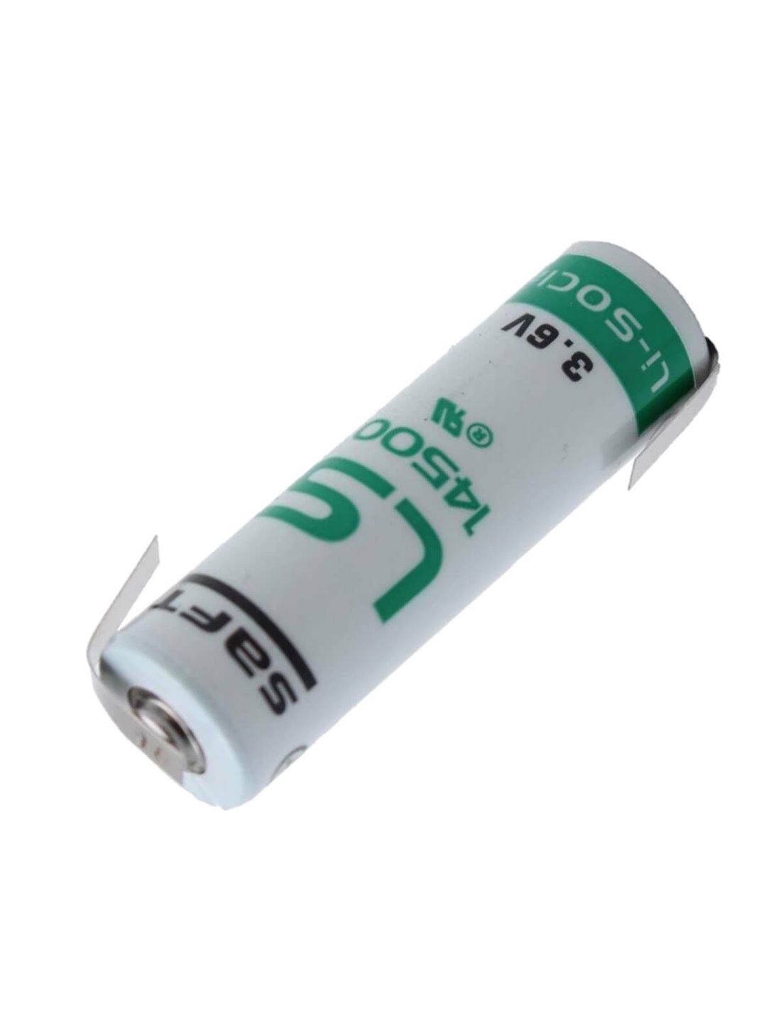 Saft LS14500, 3.6 Volt 2600mAh AA Lithium (Li-SOCl2) Battery