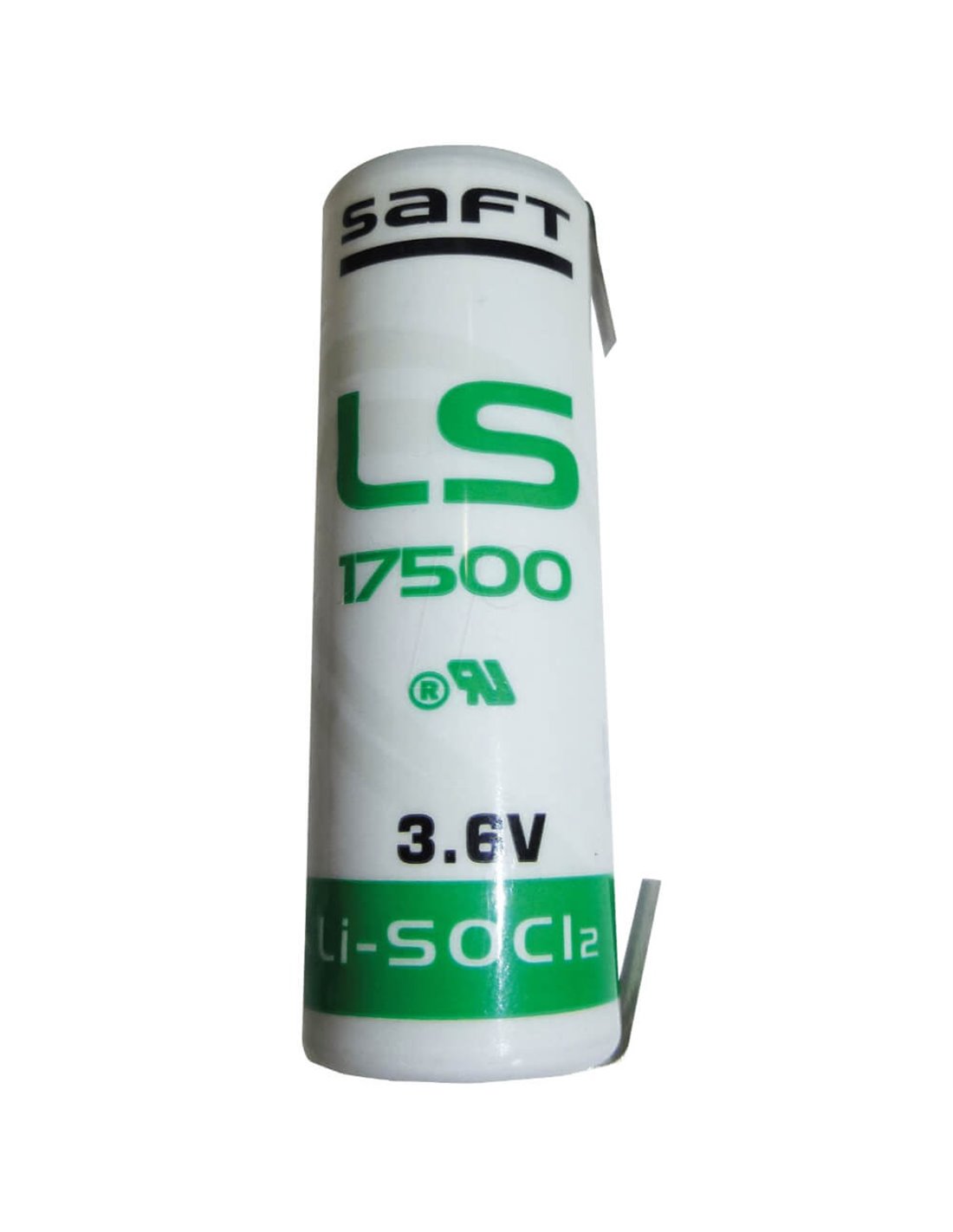 Saft LS17500 Tabs (Same Direction) 3.6V 3600Mah
